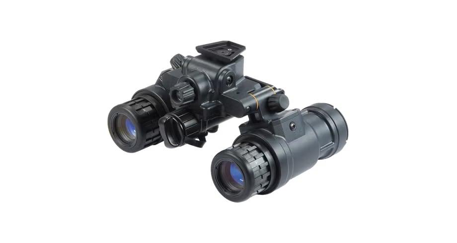 AN/PVS-31A binocular night vision device, three-quarter front view